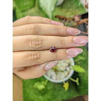 1.07 Ct. Rhodolite Garnet from Ceylon (Sri Lanka) Life Style
