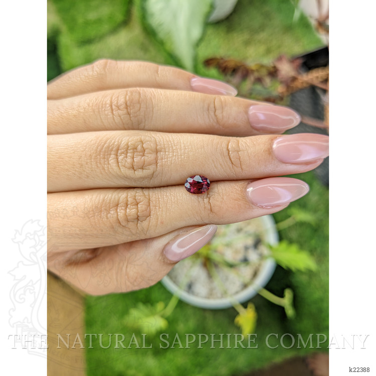 1.07 Ct. Rhodolite Garnet from Ceylon (Sri Lanka)