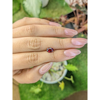 1.06 Ct. Rhodolite Garnet from Ceylon (Sri Lanka) Life Style