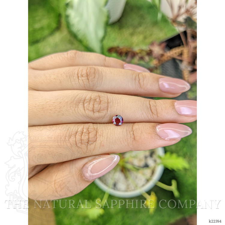 0.81 Ct. Rhodolite Garnet from Ceylon (Sri Lanka)