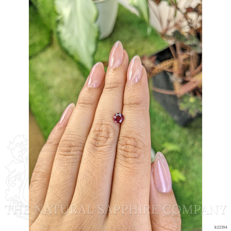 0.81 Ct. Rhodolite Garnet from Ceylon (Sri Lanka)