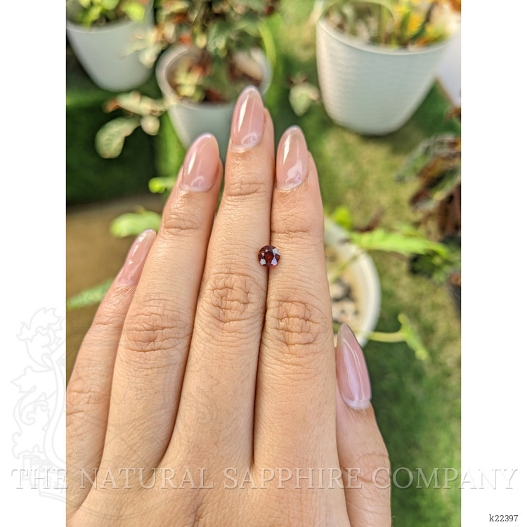 0.69 Ct. Rhodolite Garnet from Ceylon (Sri Lanka)