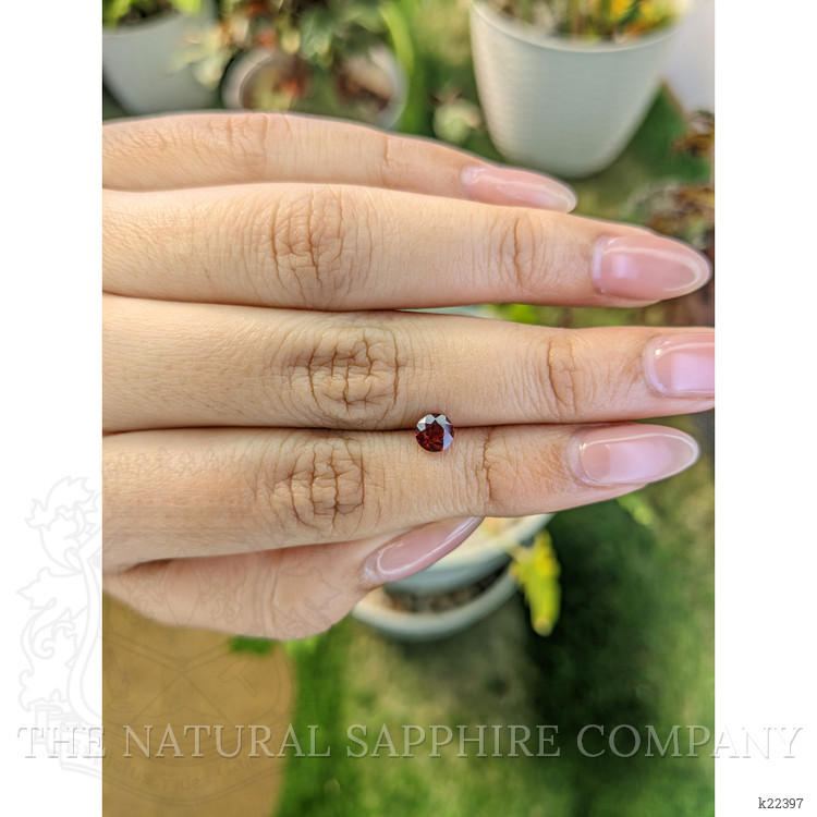 0.69 Ct. Rhodolite Garnet from Ceylon (Sri Lanka)