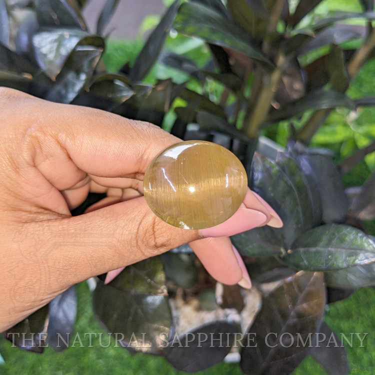 72.58 Ct. Cabochon Rutilated Quartz from Ceylon (Sri Lanka)