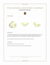 0.98 Ct. Mali Garnet from West Africa Appraisal