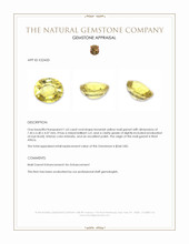 1.63 Ct. Mali Garnet from West Africa Appraisal