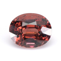 3.10 Ct. Reddish Orange Malaya Garnet from Tanzania Video