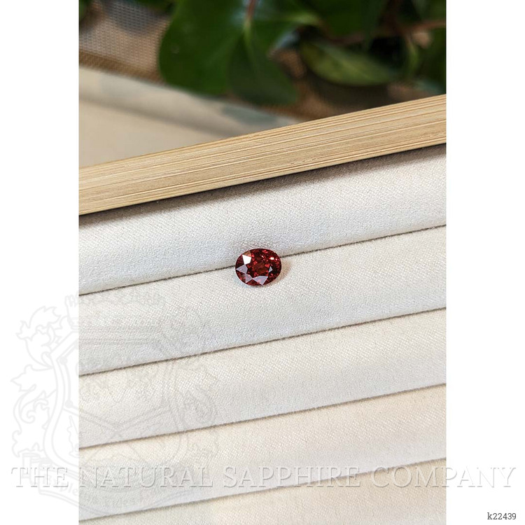 3.10 Ct. Reddish Orange Malaya Garnet from Tanzania
