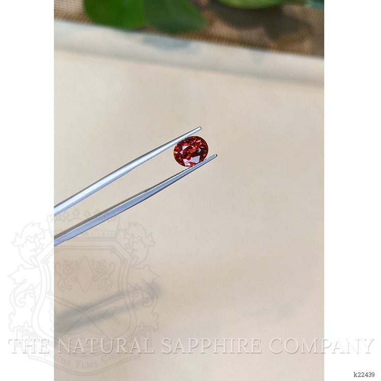 3.10 Ct. Reddish Orange Malaya Garnet from Tanzania