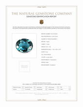 5.35 Ct. London Blue Topaz from Brazil Scan Report