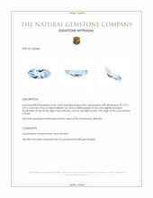 0.40 Ct. Aquamarine from Brazil Appraisal