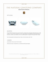 0.46 Ct. Aquamarine from Brazil Appraisal