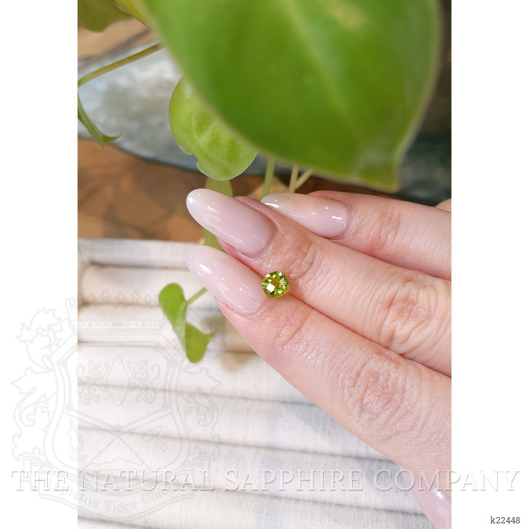 0.94 Ct. Yellowish Green Peridot from Burma (Myanmar)