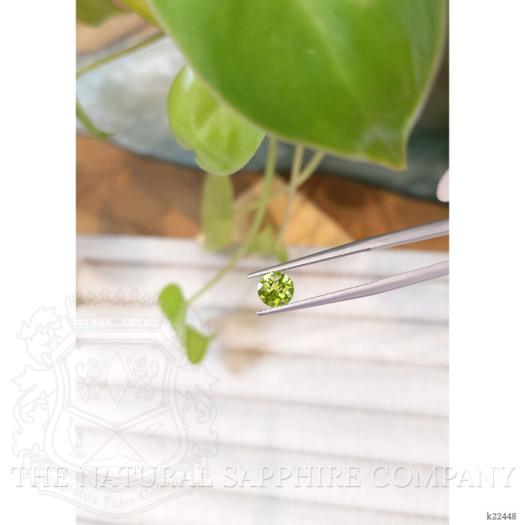 0.94 Ct. Yellowish Green Peridot from Burma (Myanmar)