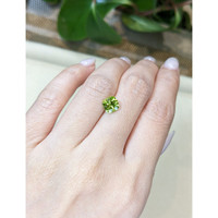 1.51 Ct. Yellowish Green Peridot from Burma (Myanmar) Life Style