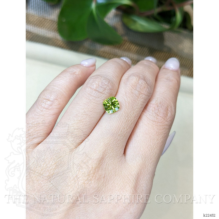 1.51 Ct. Yellowish Green Peridot from Burma (Myanmar)