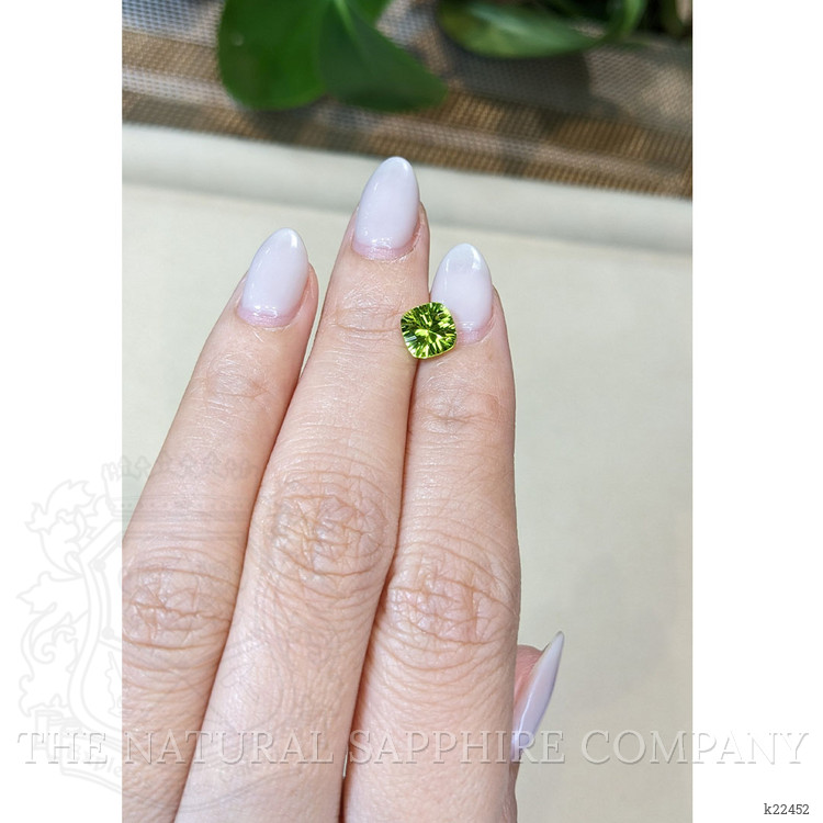1.51 Ct. Yellowish Green Peridot from Burma (Myanmar)