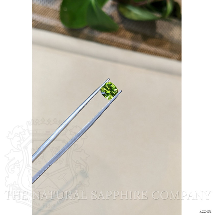 1.51 Ct. Yellowish Green Peridot from Burma (Myanmar)