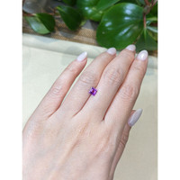 0.55 Ct. Amethyst from Brazil Life Style