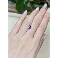 0.92 Ct. Purple Amethyst from Brazil Life Style