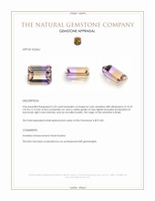 3.52 Ct. Ametrine from Brazil Appraisal