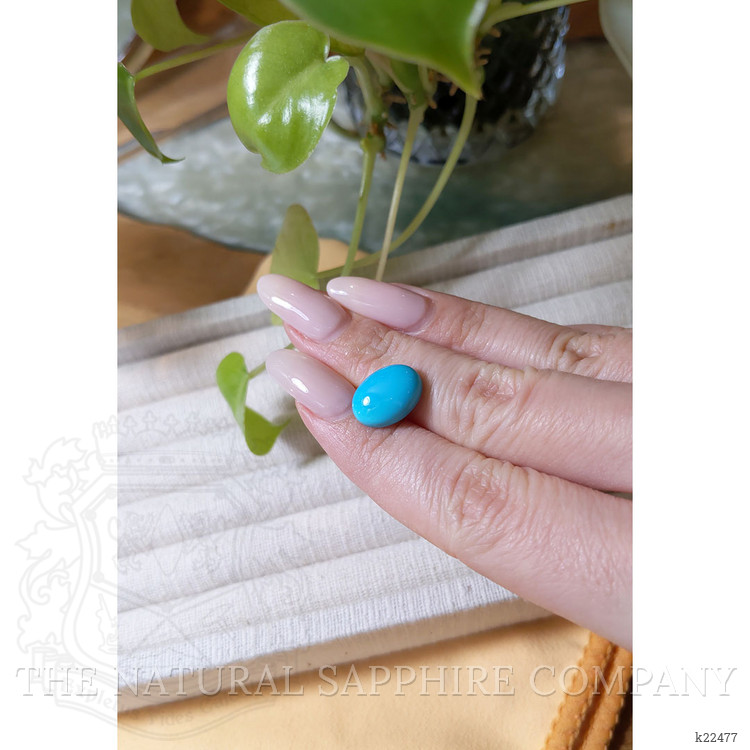 5.93 Ct. Cabochon Turquoise from USA