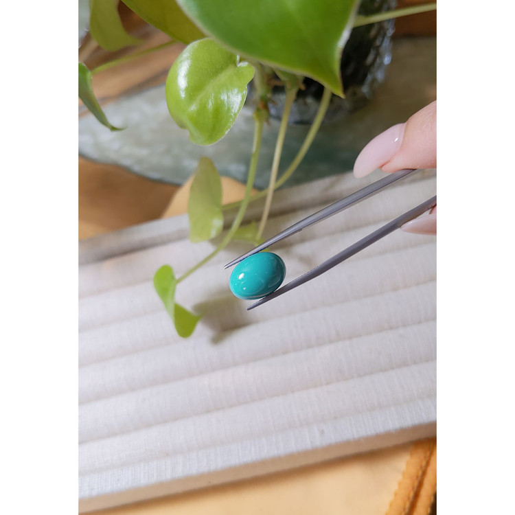 6.96 Ct. Cabochon Turquoise from USA