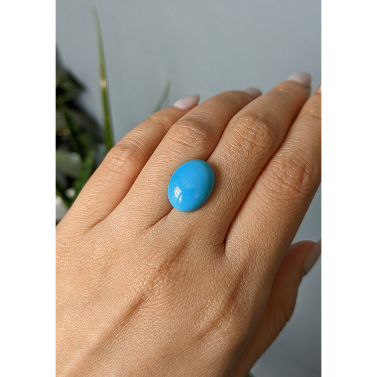 7.89 Ct. Cabochon Turquoise from USA