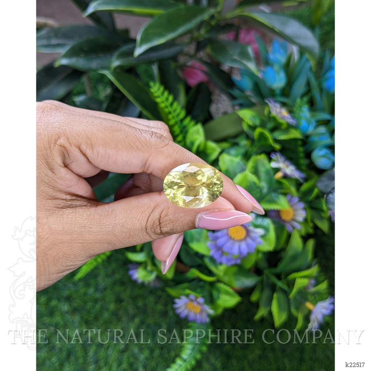 17.95 Ct. Lemon Quartz