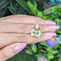 11.40 Ct. Lemon Quartz Life Style