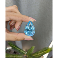 63.55 Ct. Blue Topaz from Ceylon (Sri Lanka) Life Style
