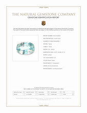 284.50 Ct. Bluish Green Topaz from Burma (Myanmar) Scan Report