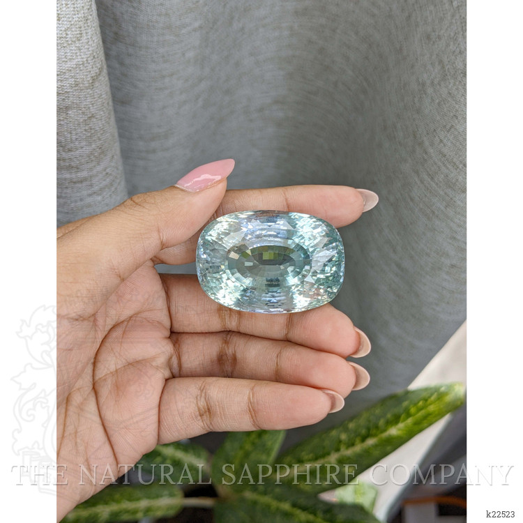 284.50 Ct. Bluish Green Topaz from Burma (Myanmar)