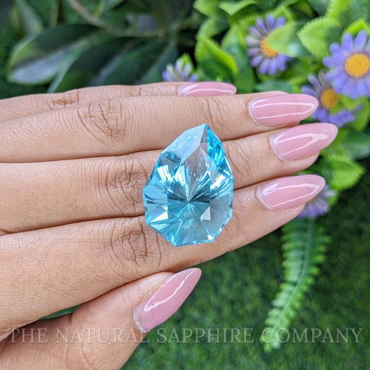 56.68 Ct. Blue Topaz from Ceylon (Sri Lanka)