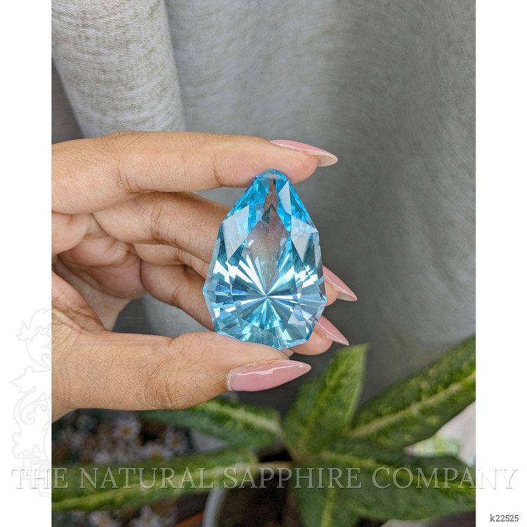 146.99 Ct. Blue Topaz from Ceylon (Sri Lanka)