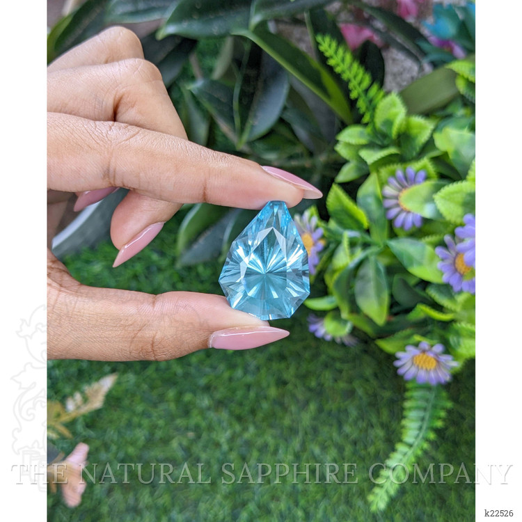 60.72 Ct. Blue Topaz from Ceylon (Sri Lanka)