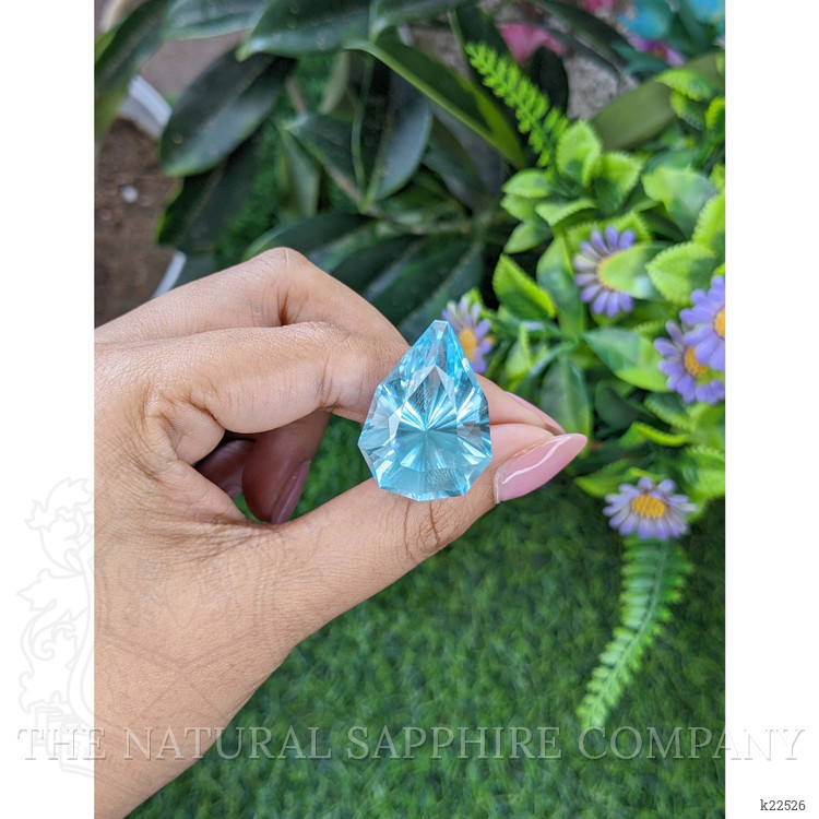 60.72 Ct. Blue Topaz from Ceylon (Sri Lanka)