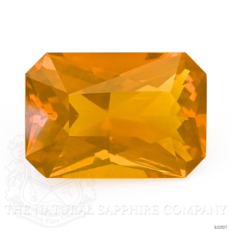 9.54 Ct. Orange Fire Opal from Ethiopia