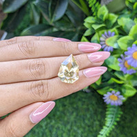 11.54 Ct. Yellow Quartz Life Style