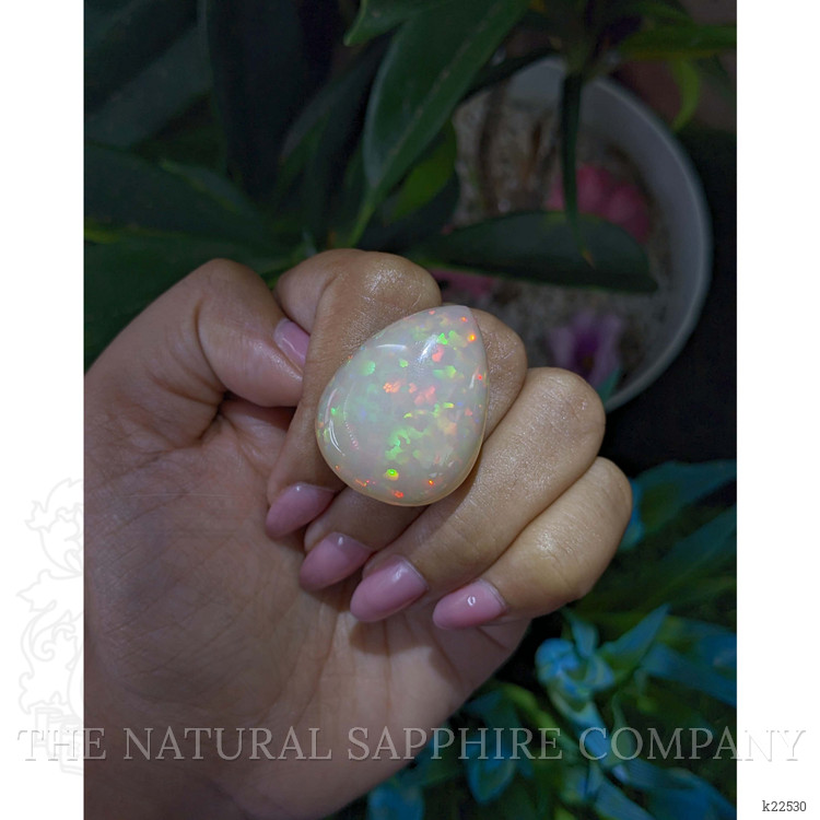 48.45 Ct. Multi Color Cabochon Jelly Opal from Ethiopia