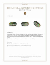 4.10 Ct. Multi Color Black Opal (Dark Opal) from Ethiopia Appraisal