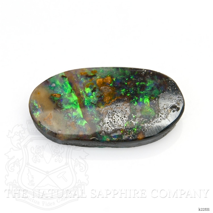 4.10 Ct. Multi Color Black Opal from Ethiopia