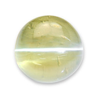 3.01 Ct. Yellowish Green Cabochon Chrysoberyl from Ceylon (Sri Lanka) Video