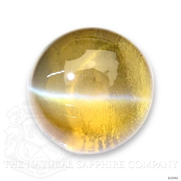 1.85 Ct. Greenish Brown Cabochon Chrysoberyl from Ceylon (Sri Lanka)