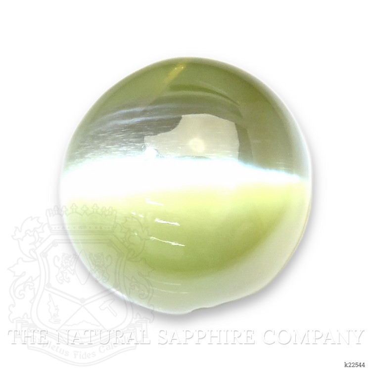2.02 Ct. Green Cabochon Chrysoberyl from Ceylon (Sri Lanka)