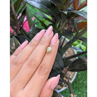 2.02 Ct. Green Cabochon Chrysoberyl from Ceylon (Sri Lanka) Life Style
