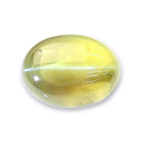 2.18 Ct. Greenish Yellow Cabochon Chrysoberyl from Ceylon (Sri Lanka) Video