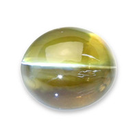 2.32 Ct. Brownish Green Cabochon Chrysoberyl from Madagascar Video