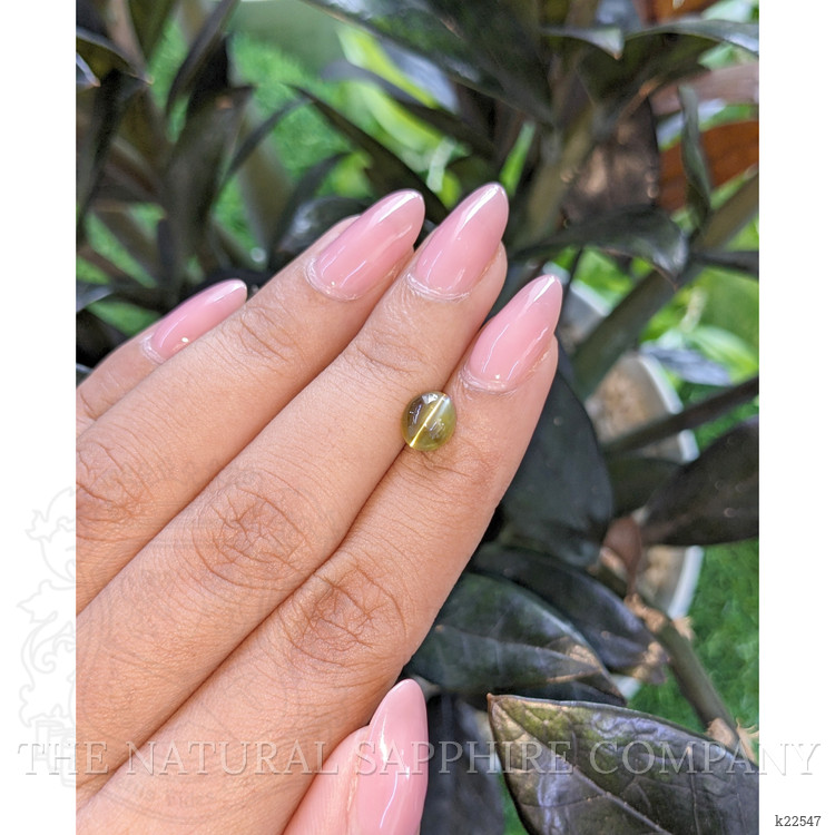 2.32 Ct. Brownish Green Cabochon Chrysoberyl from Madagascar