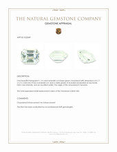 1.14 Ct. Green Chrysoberyl from Tanzania Appraisal